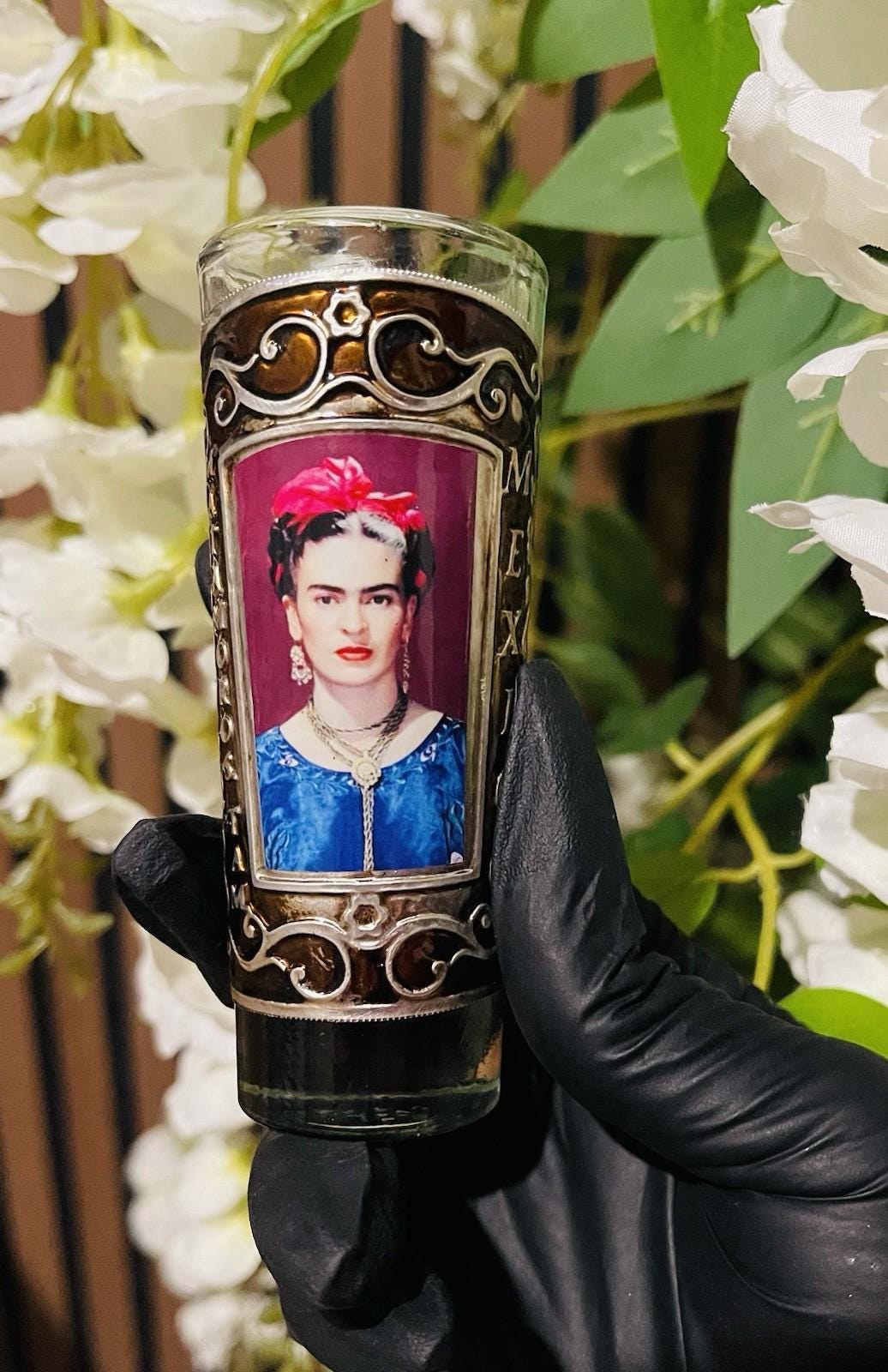 3 Frida Kahlo Mexican Tequila Glass Shot Cups 3 Vasos Tequileros De Frida Kahlo