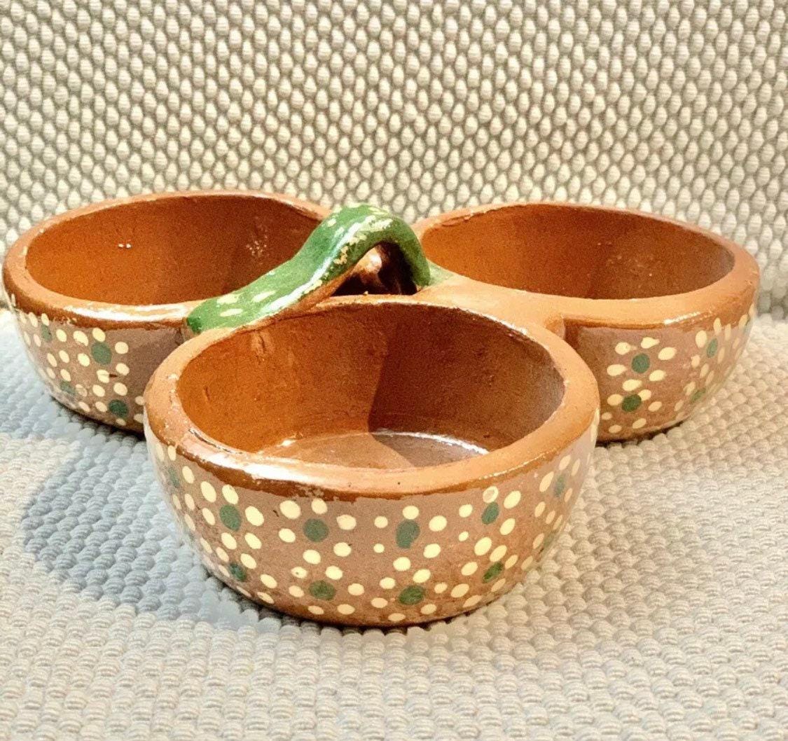 Terracotta Salsa Holder (2, 3, 4 &5 Trays) Salsero de Barro de 2, 3, 4, y 5 Platos