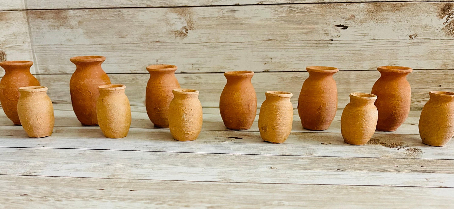 12x Mini Cantaritos for Tequila Shots or Hot Tea Mini Tequileros Mexicanos 2 Sizes