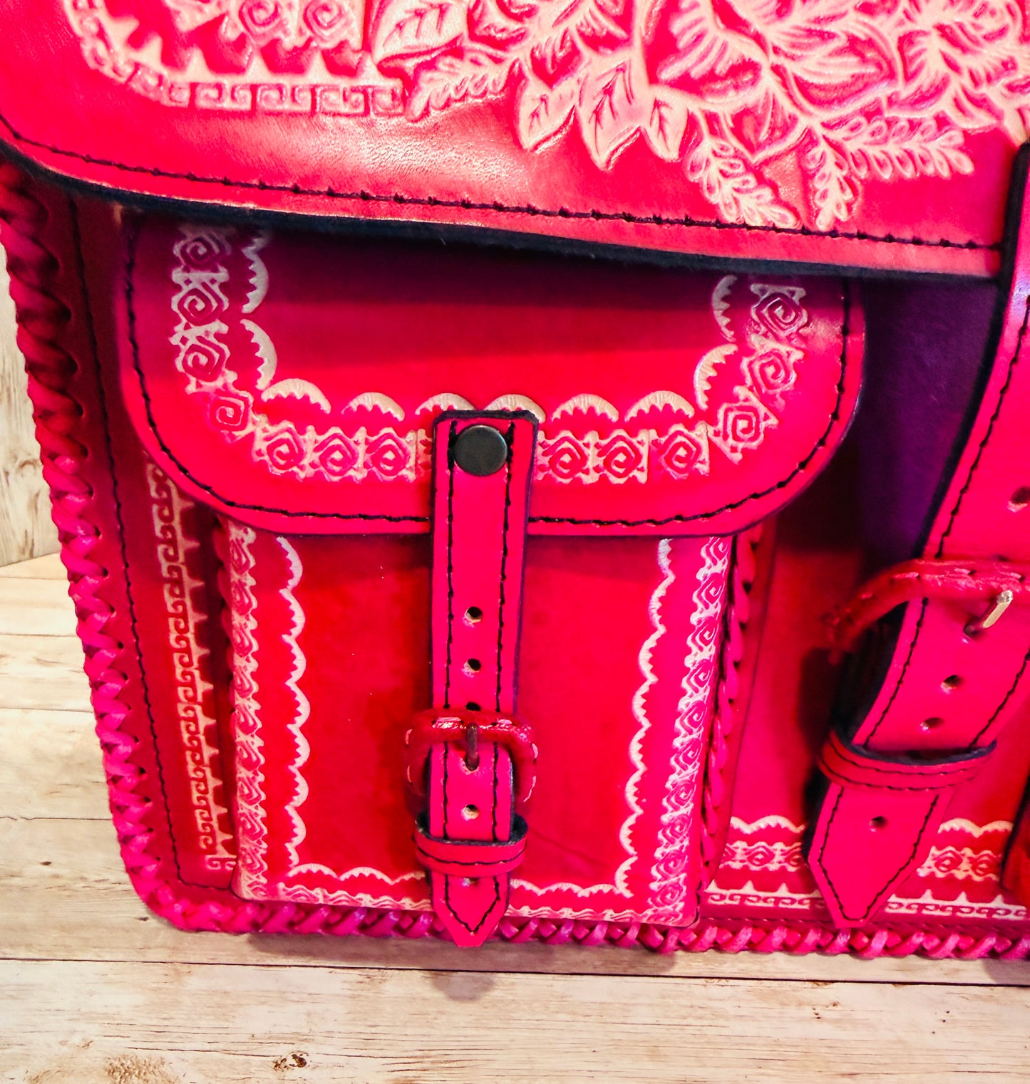 Unisex Leather Handmade Portfolio Leather Business Briefcase Mexican Artesanal Satchel Portafolio Artesanal de Piel de Cuero Amartillado