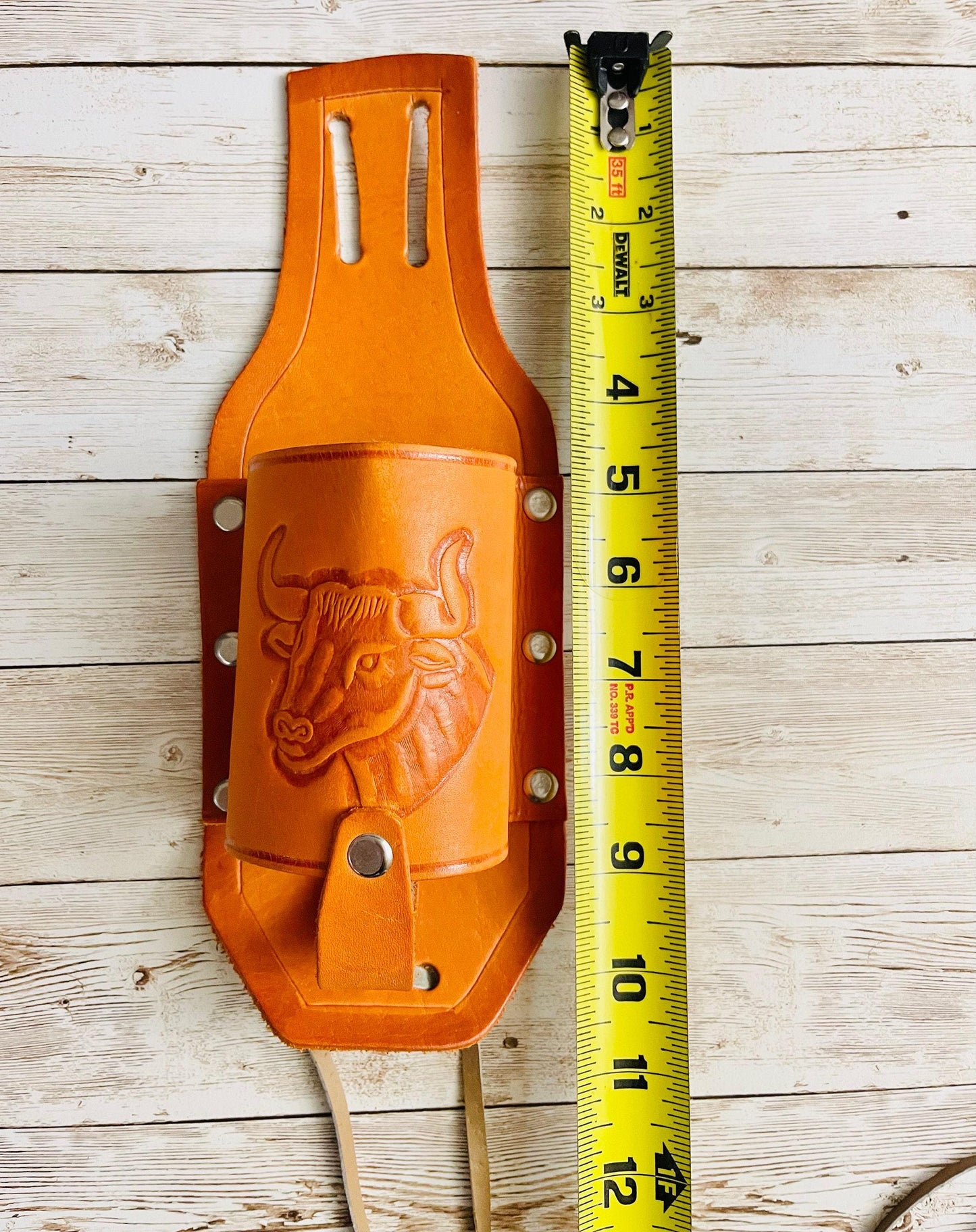 Belt Holster Bottle Holder Handmade Soft Genuine Leather Cargador De Botellas
