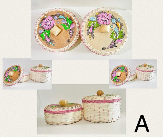 2 Palm Leaf Styrofoam Foam Tortilleros Combo
