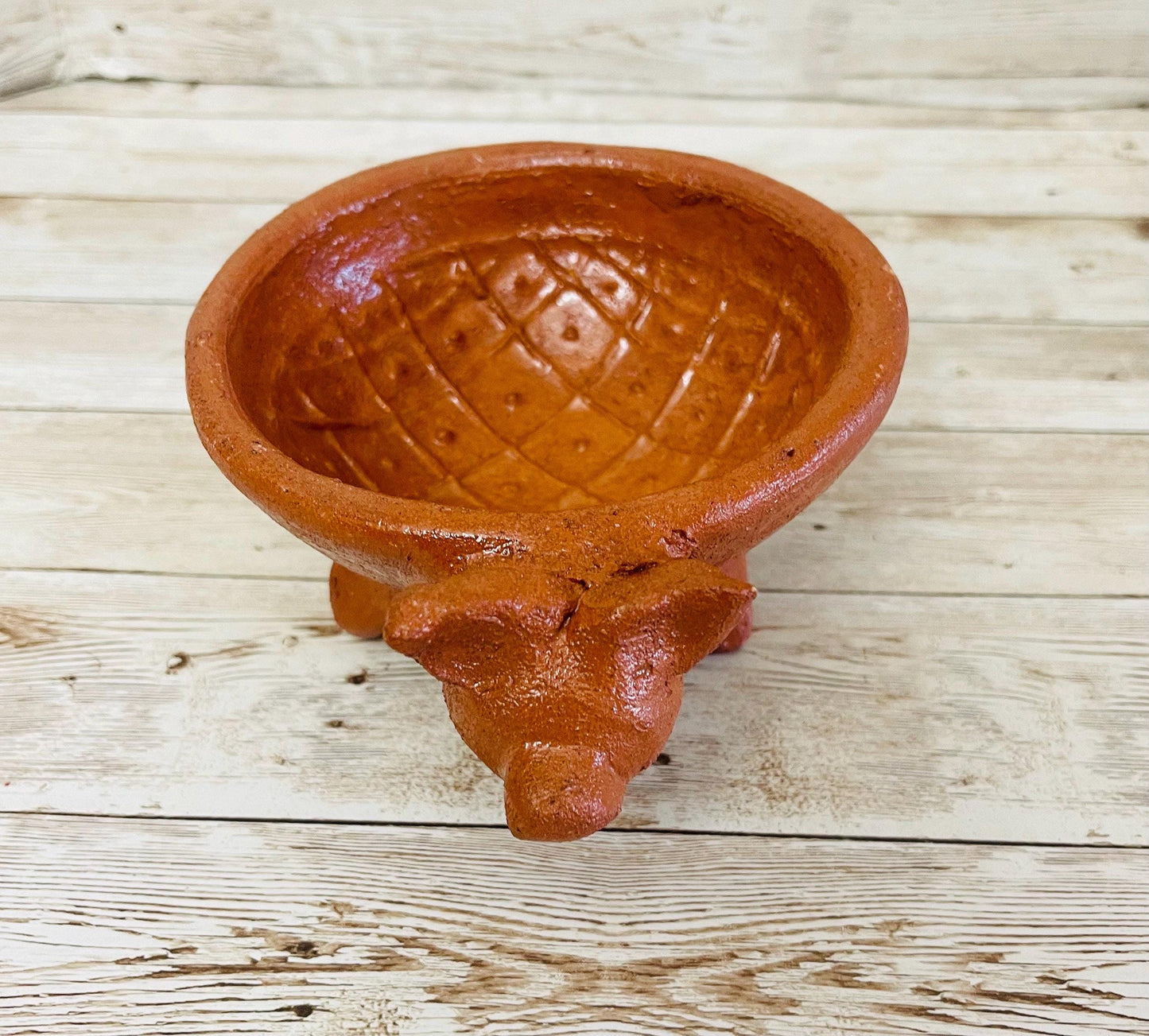 Authentic Mexican Molcajete Terra Cota Molcajete Mexicano de Barro