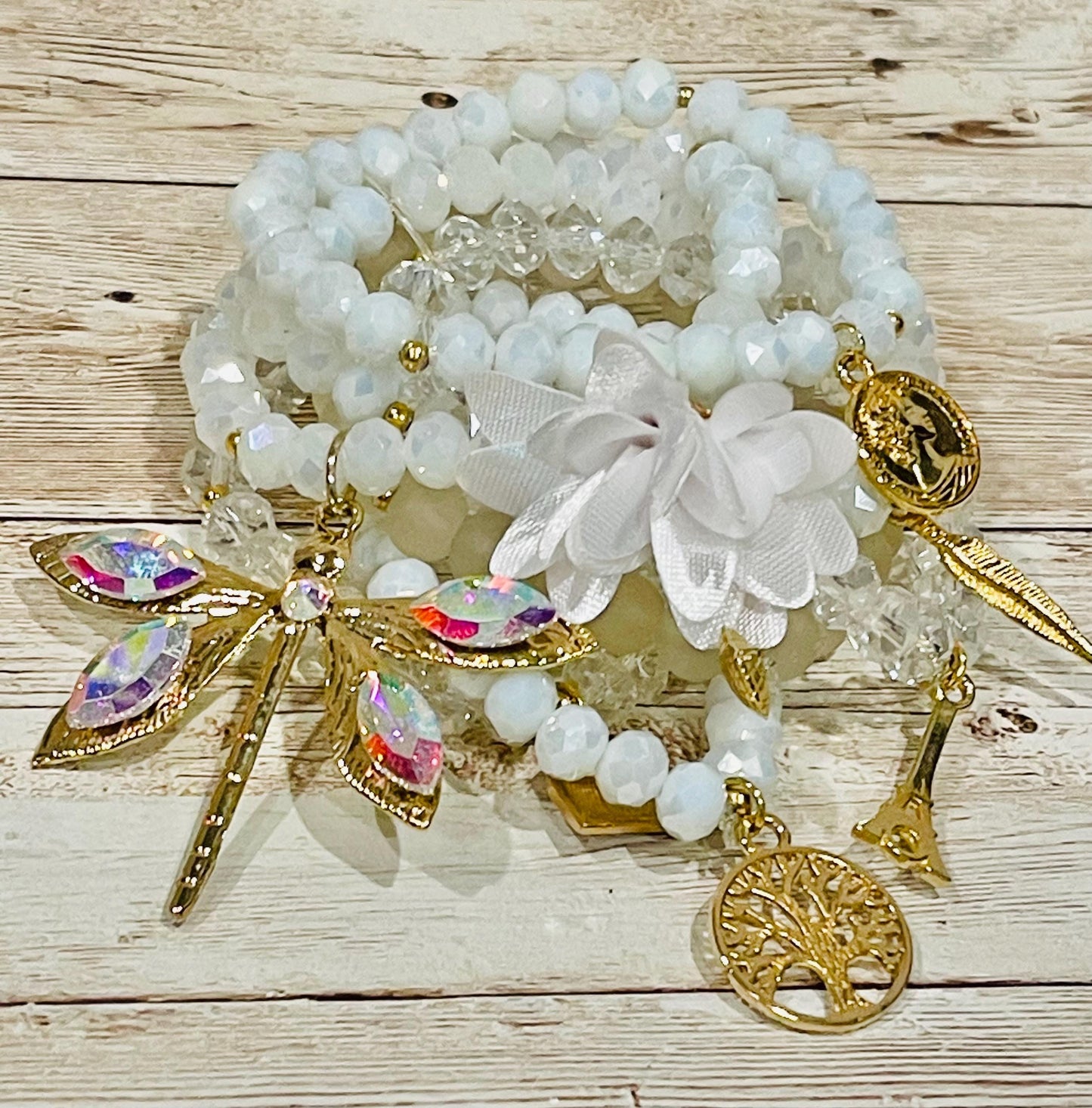 Handmade Mexican Artesanal Bracelets Set of 7 Beaded Bracelets Semanario Artesanal Mexicano 7 Pulseras