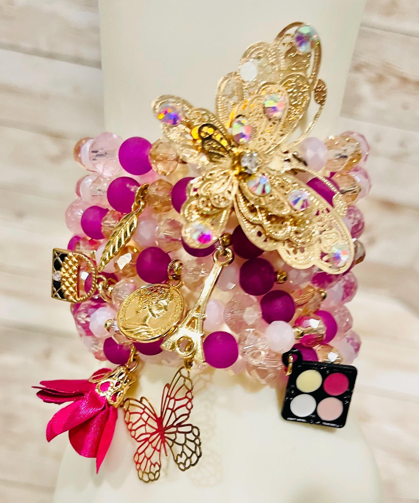 Handmade Mexican Artesanal Bracelets Set of 7 Beaded Bracelets Semanario Artesanal Mexicano 7 Pulseras