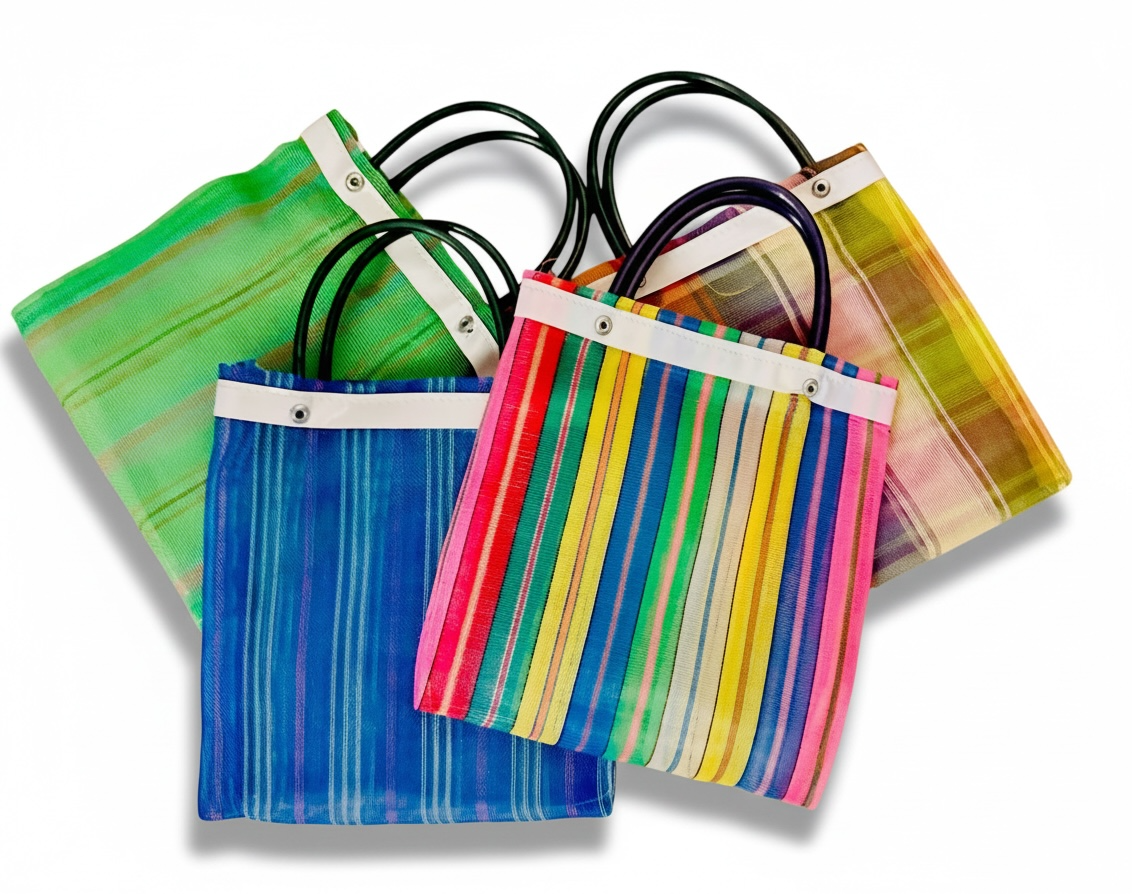 Small Mexican Mercado Mesh Bags Bolsas Chicas Mexicanas de Maya