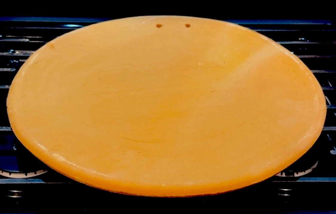 Authentic Mexican Terracotta 13 in Grill Handmade Clay Grill Comal de Barro Mexicano de 13 pulgadas Comal Tradicional Tortillas Quesadillas