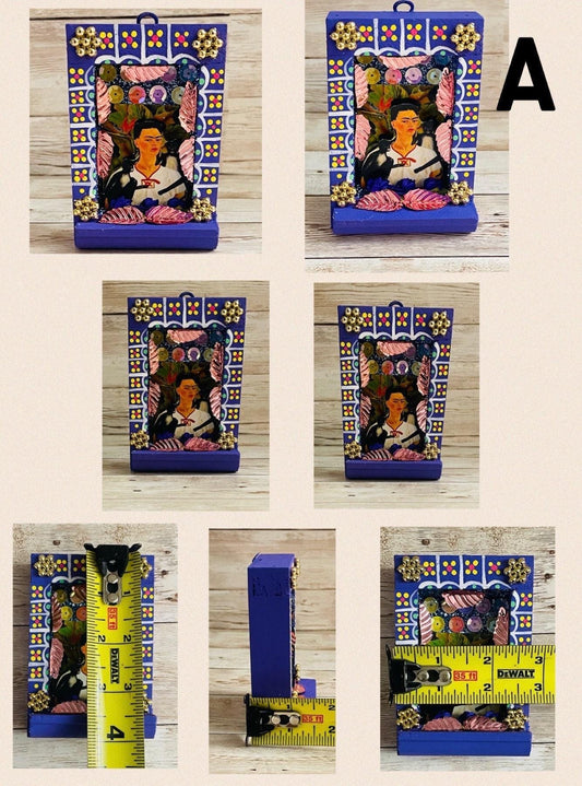 Nicho Mexicano De Frida Kahlo  Mexican Frida Kahlo Shadow Box