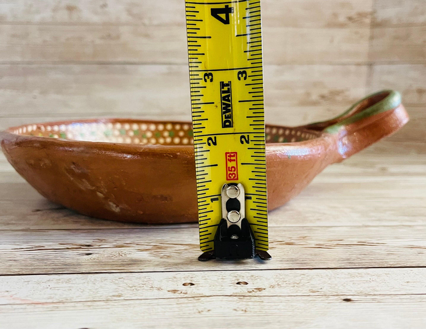 Sarten de Barro Mexicano Mexican Terracotta Frying Pan 8 inches