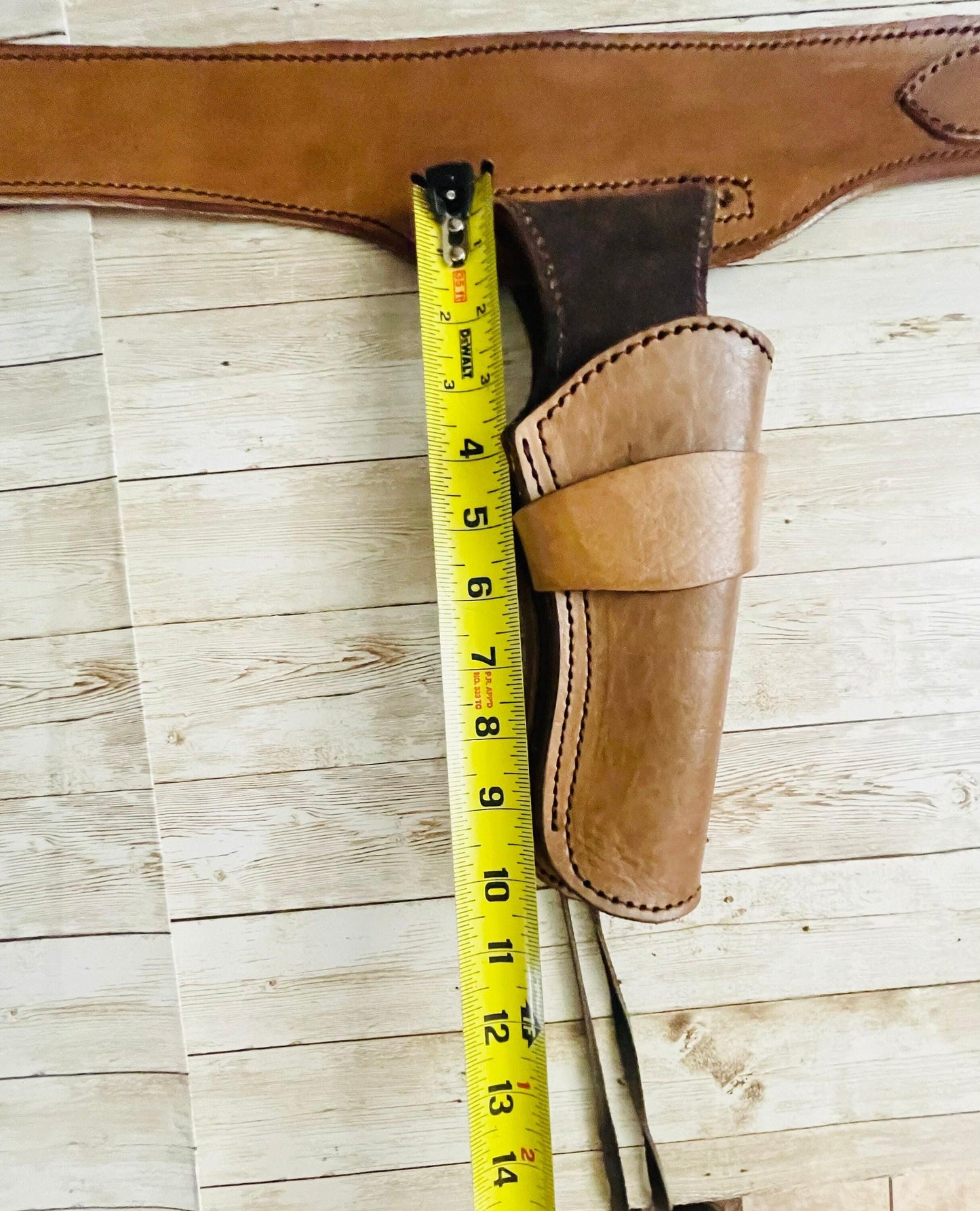 Mexican Leather Holster Funda Carrilera Lisa de Piel Mexicana