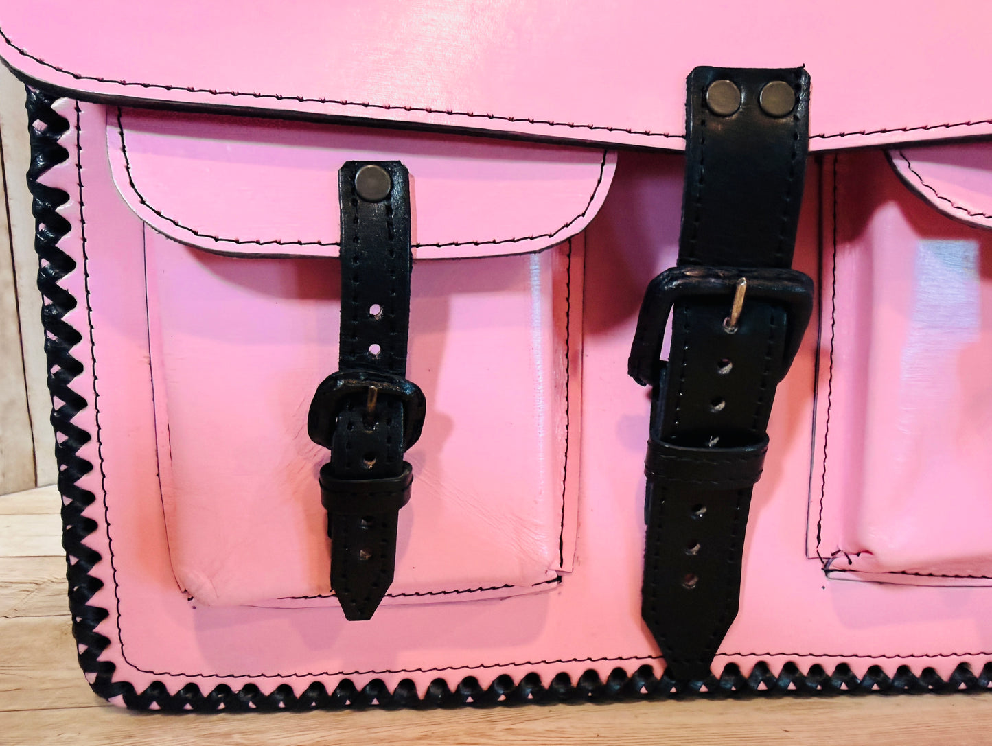 Unisex Leather Handmade Portfolio Leather Business Briefcase Mexican Artesanal Satchel Portafolio Artesanal de Piel de Cuero Amartillado
