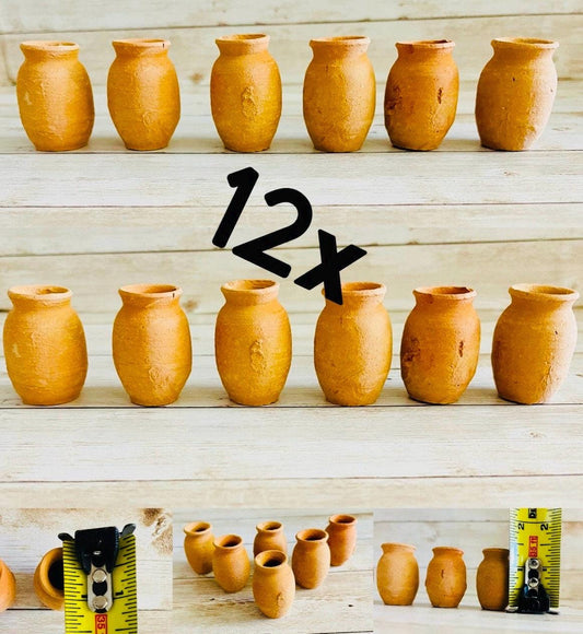 Mini Cantaritos for Tequila Shots or Hot Tea Mini Tequileros Mexicanos
