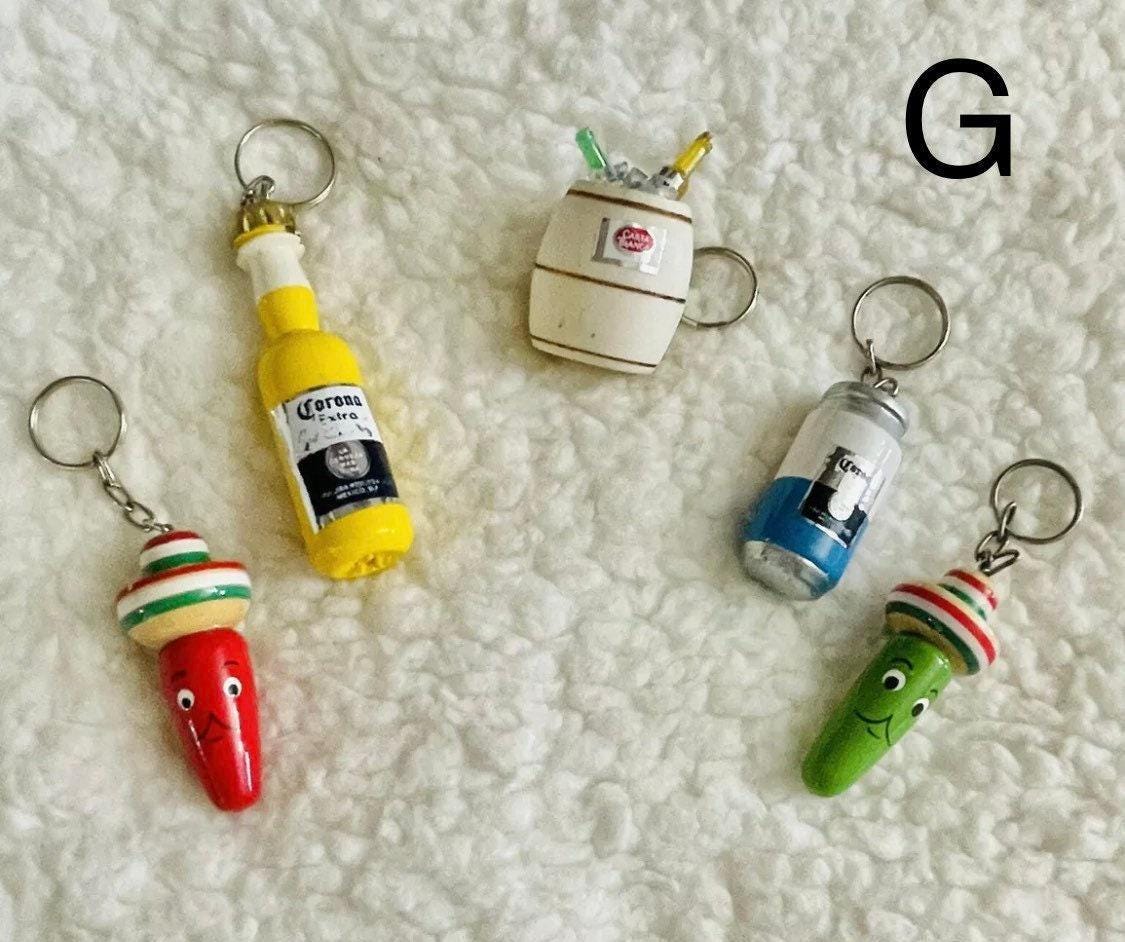 Llaveros de Ofrendas Para Dia de Los Muertos Mexican Keychain Charms