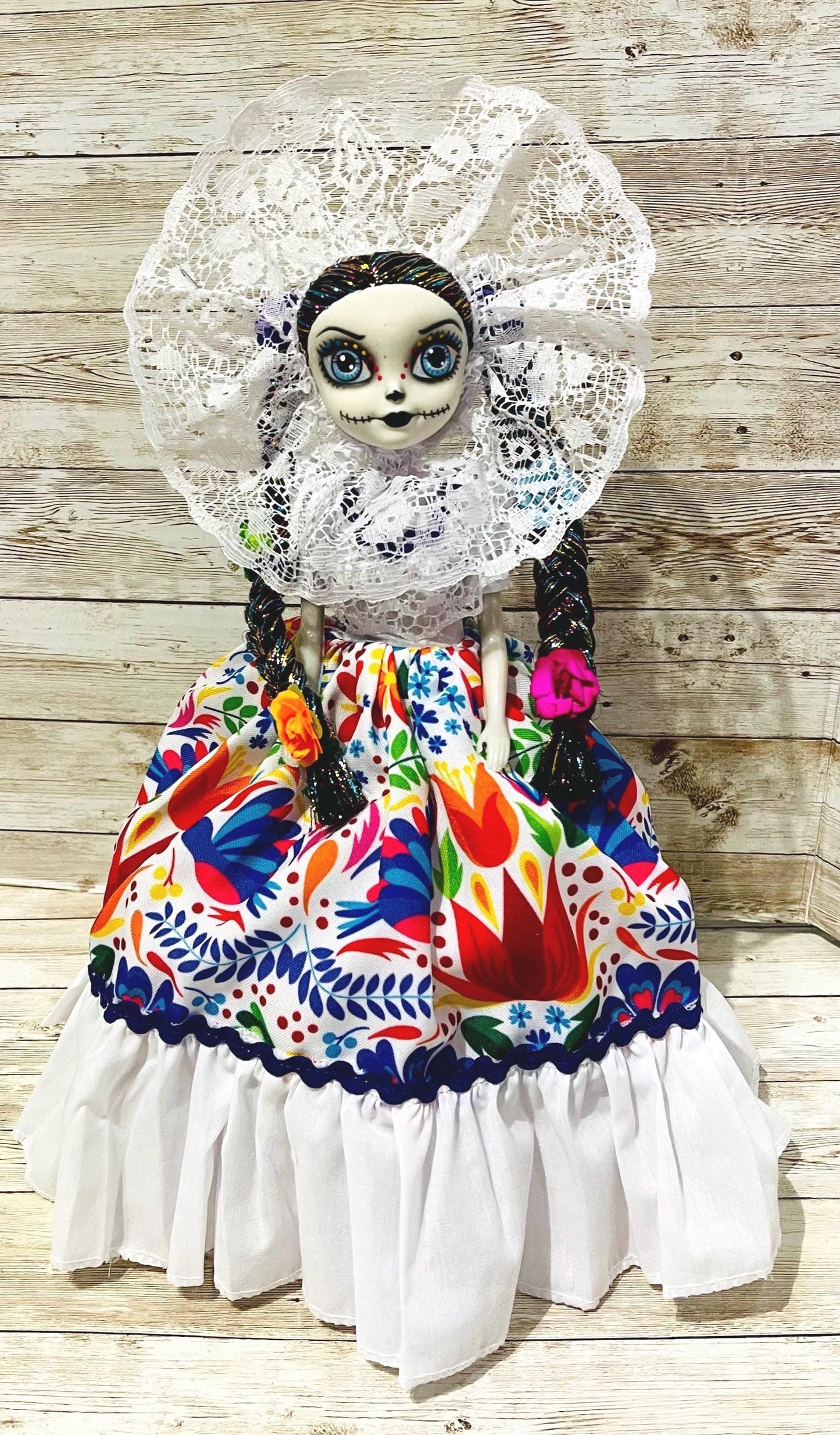 Day of the Dead Frida Kahlo Catrina Doll Catrina de Frida Kahlo Dia de Muertos