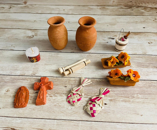 Day of the Dead Food Offerings Accessories Comida y Accessorios de Ofrendas para Dia De Los Muertos