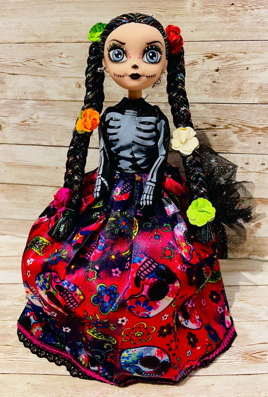 Day of the Dead Frida Kahlo Catrina Doll Catrina de Frida Kahlo Dia de Muertos