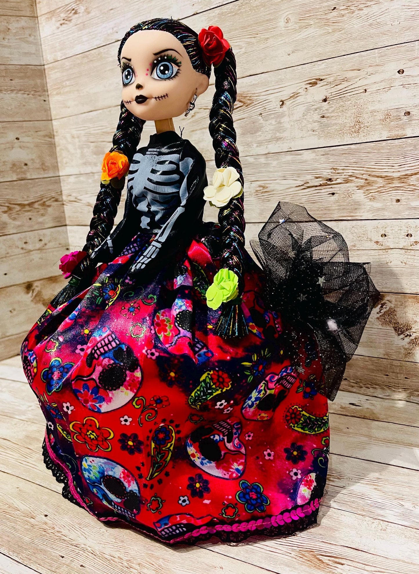 Day of the Dead Frida Kahlo Catrina Doll Catrina de Frida Kahlo Dia de Muertos