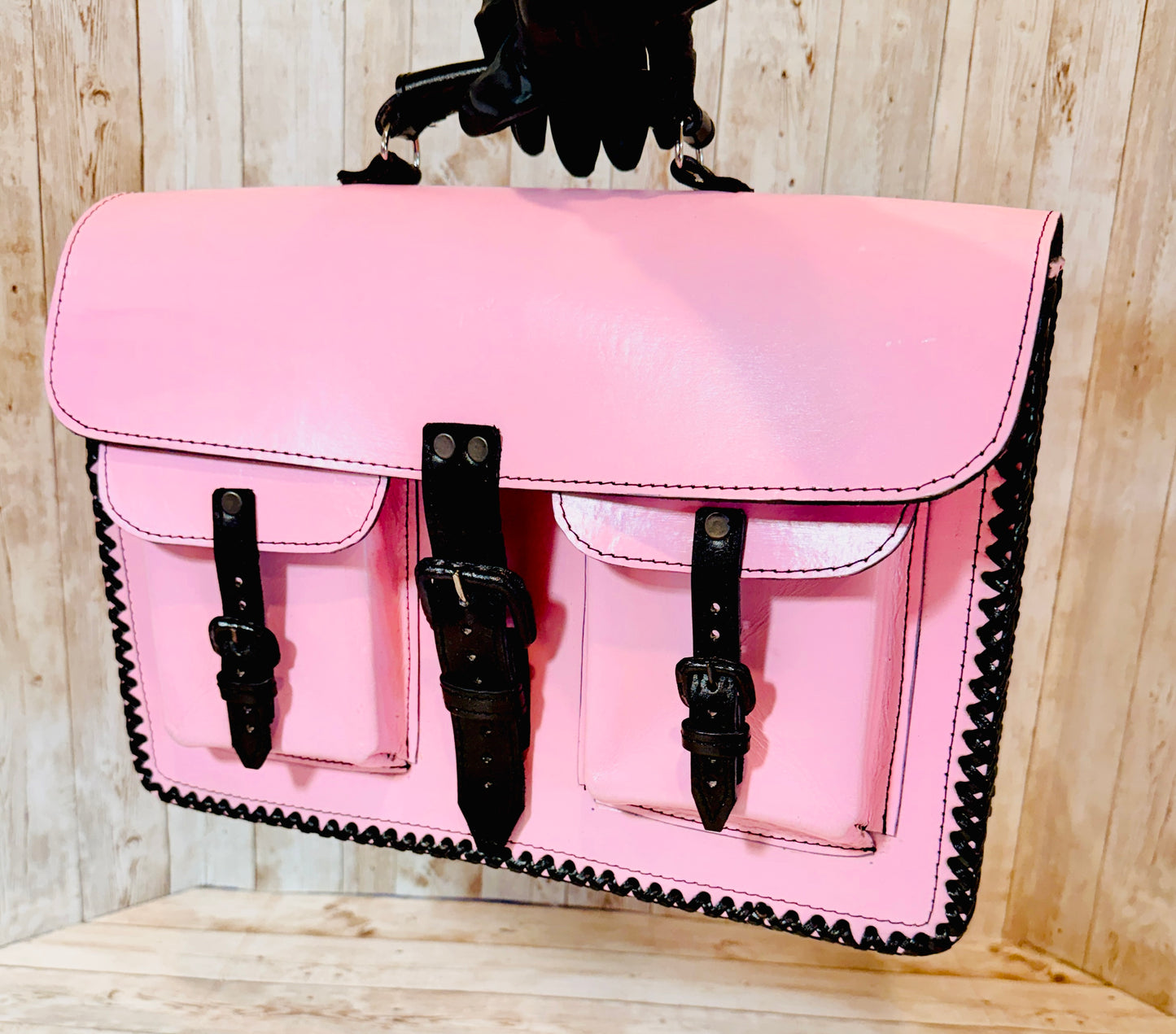 Unisex Leather Handmade Portfolio Leather Business Briefcase Mexican Artesanal Satchel Portafolio Artesanal de Piel de Cuero Amartillado