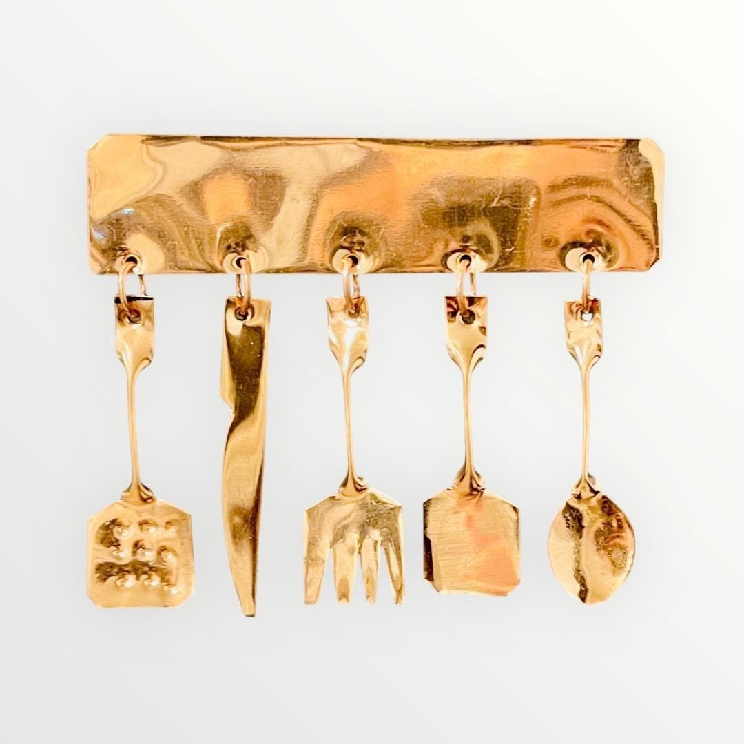 2x Mexican Miniature Utensil Magnet & Keychain 2 Utensilios en Miniatura Mexicano 1 Iman y 1 Llavero