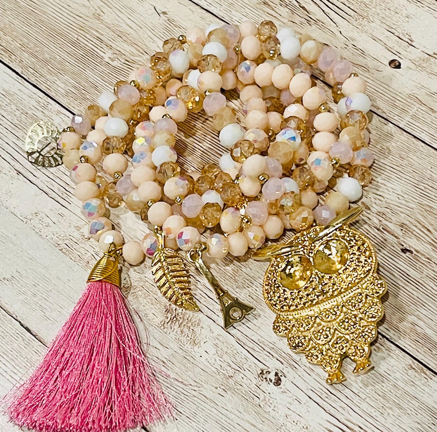 Handmade Mexican Artesanal Bracelets Set of 7 Beaded Bracelets Semanario Artesanal Mexicano 7 Pulseras