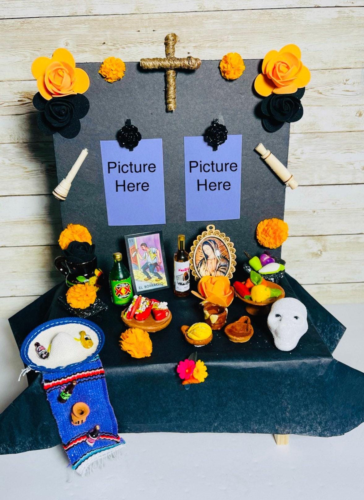 Mesa de Ofrenda para Dia De Los Muertos Day of the Dead Offering Table