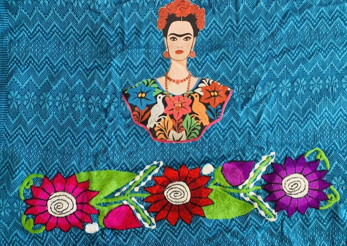 Frida Kahlo Embroidered Shawls Rebosos Bordados de Frida Kahlo