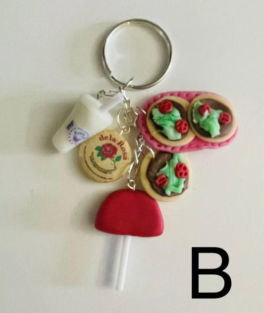 Llaveros de Ofrendas Para Dia de Los Muertos Mexican Keychain Charms