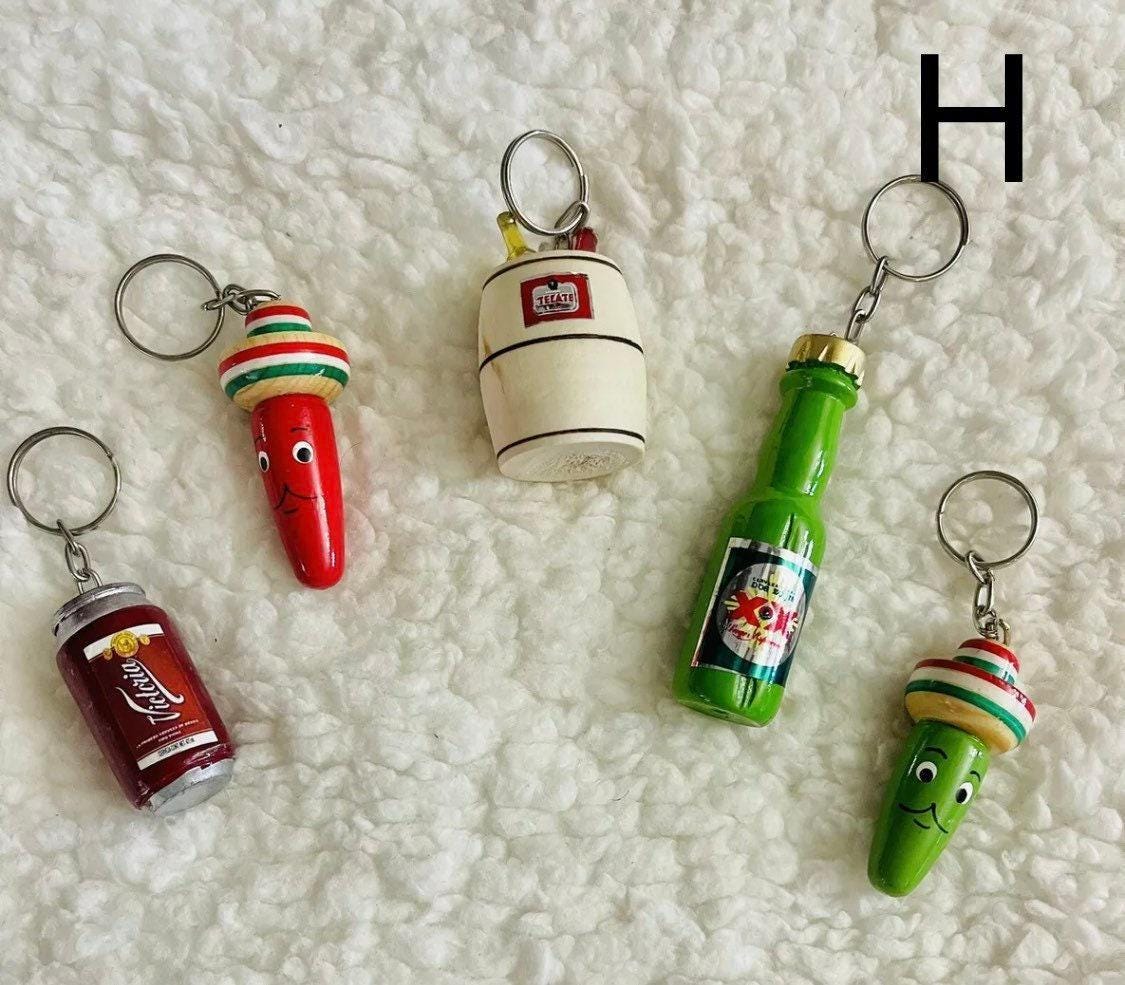 Llaveros de Ofrendas Para Dia de Los Muertos Mexican Keychain Charms