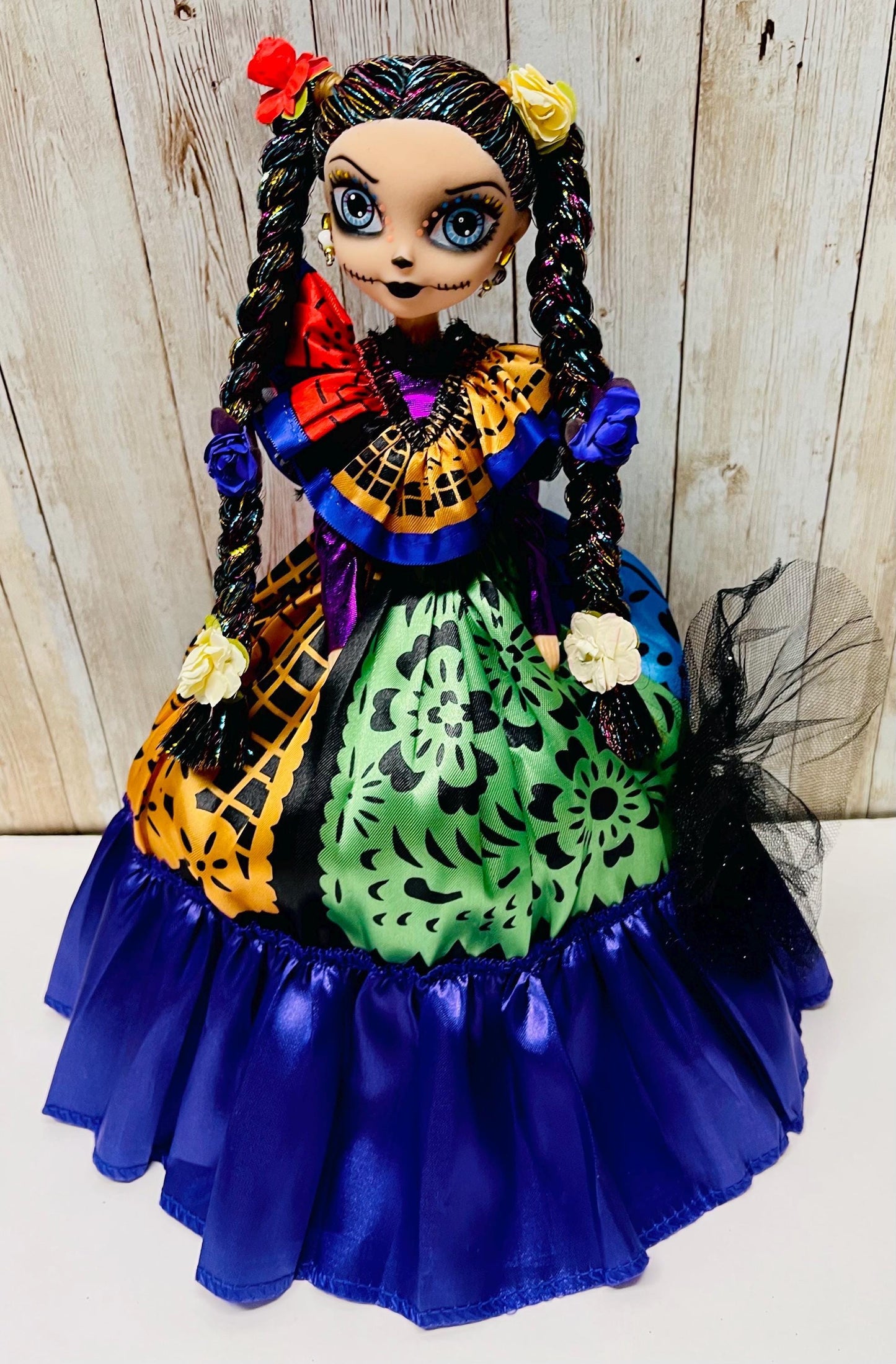 Day of the Dead Frida Kahlo Catrina Doll Catrina de Frida Kahlo Dia de Muertos