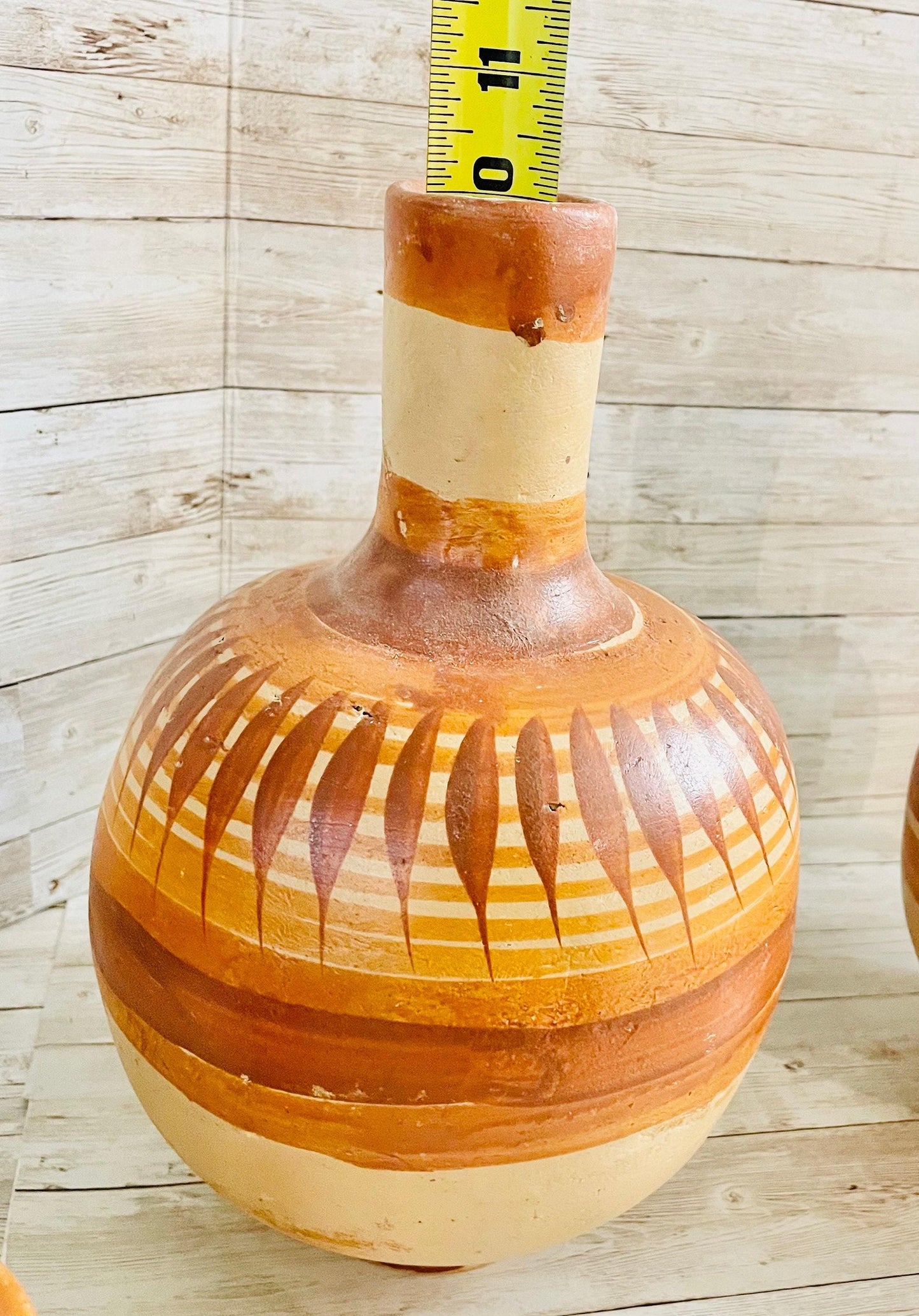 2x Mexican Clay WaterJug & Cup 2 Botellónes Garrafón de Barro con Tapa Mexicano