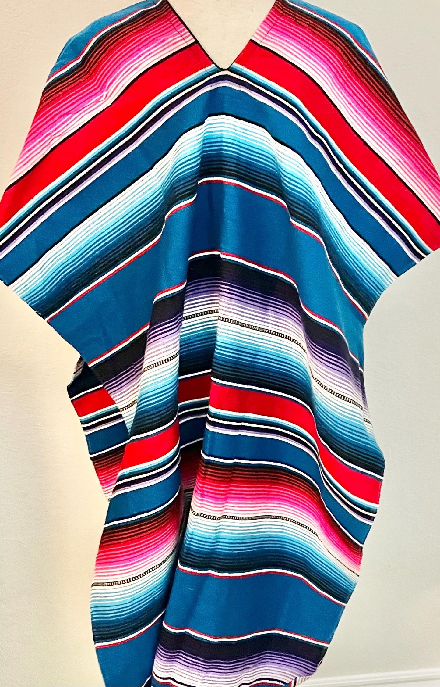 Adult Mexican Saltillo Poncho Sarape Poncho Sarape Saltillo Mexicano