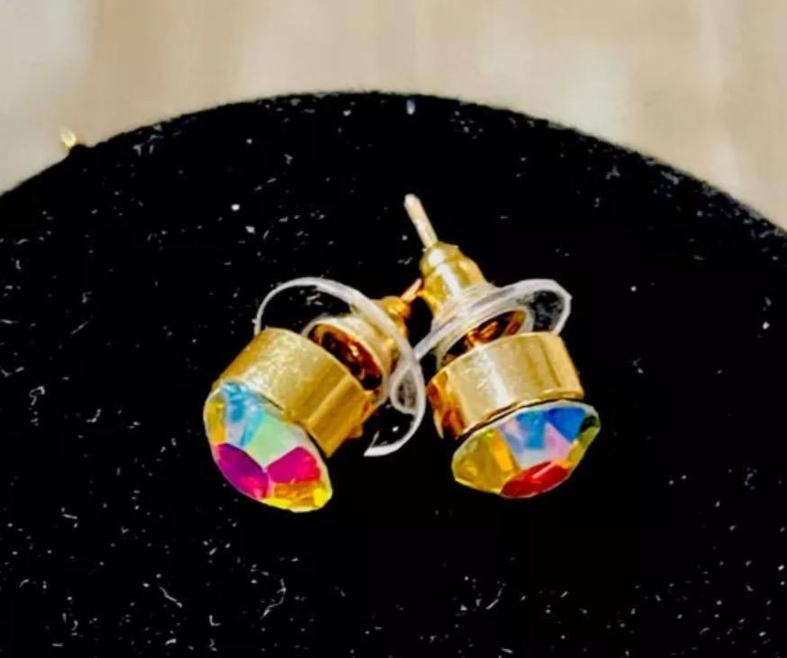 Gemstone Teardrop Shape Crystal Charmed Choket Set With Earrings