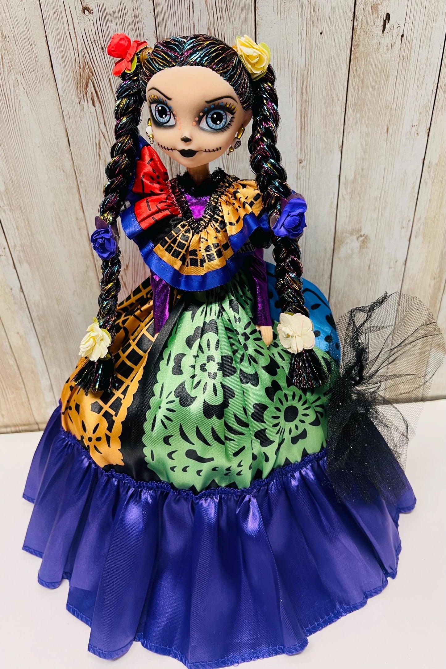 Day of the Dead Frida Kahlo Catrina Doll Catrina de Frida Kahlo Dia de Muertos