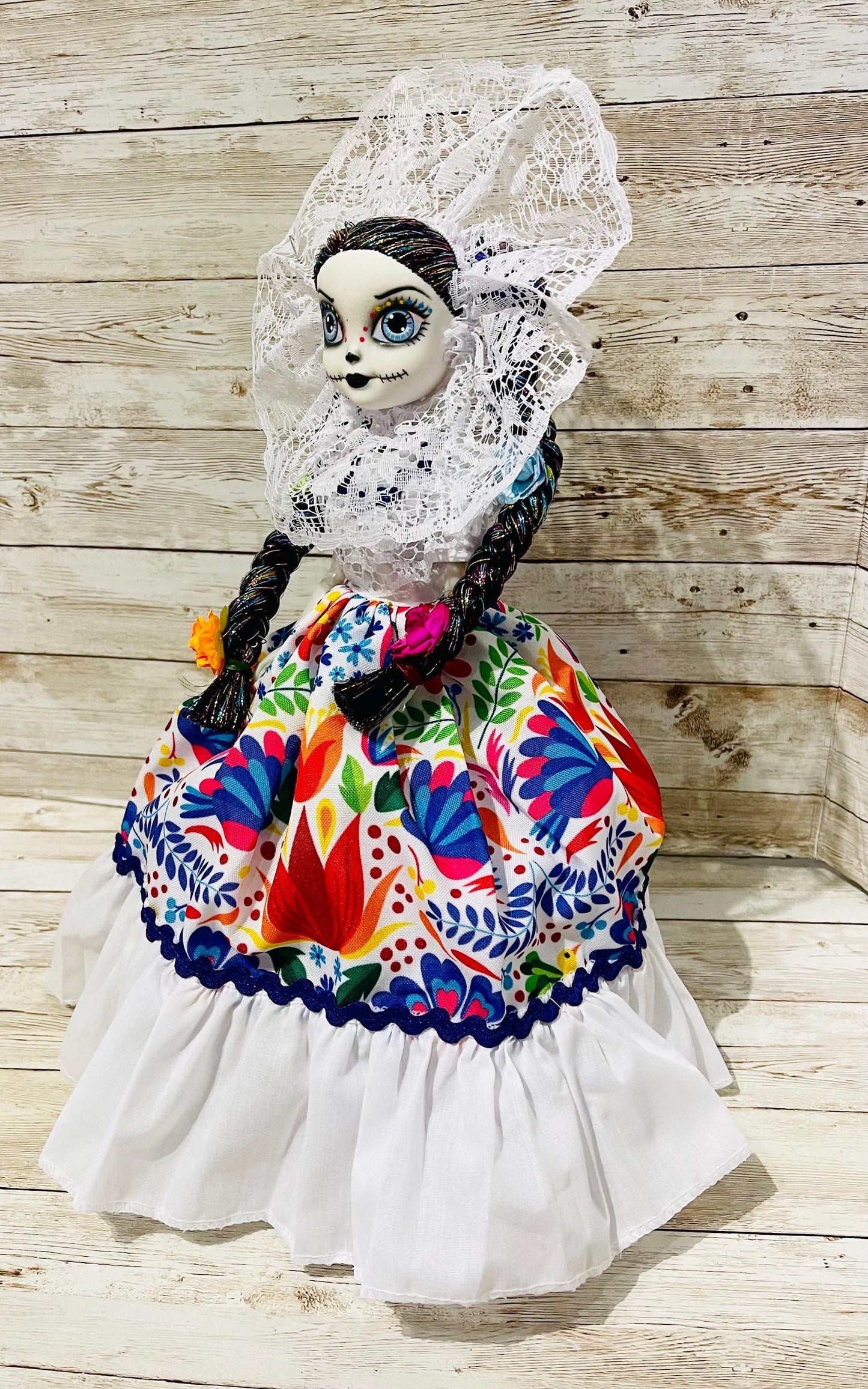 Day of the Dead Frida Kahlo Catrina Doll Catrina de Frida Kahlo Dia de Muertos