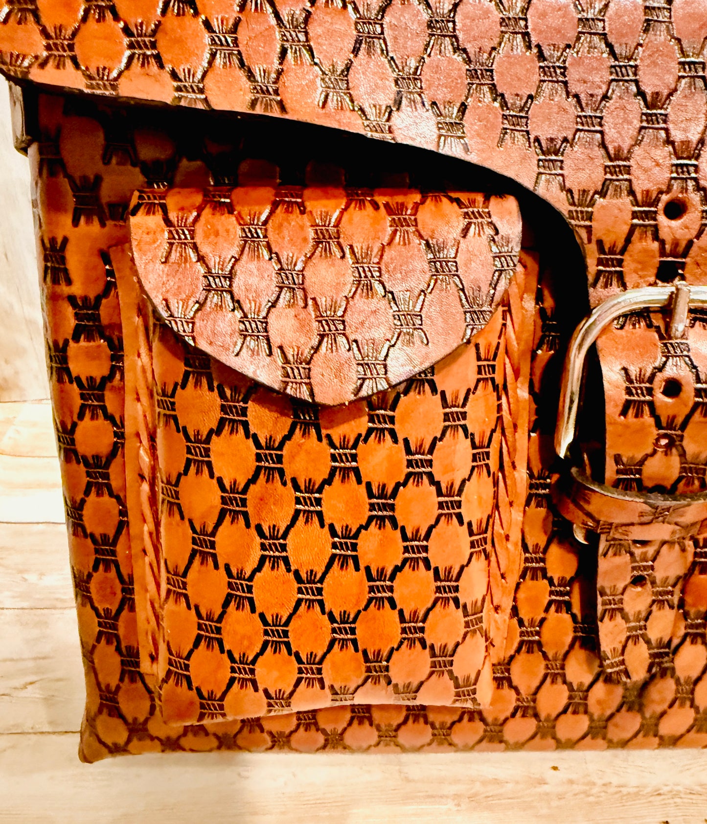 Unisex Leather Handmade Portfolio Leather Business Briefcase Mexican Artesanal Satchel Portafolio Artesanal de Piel de Cuero Amartillado