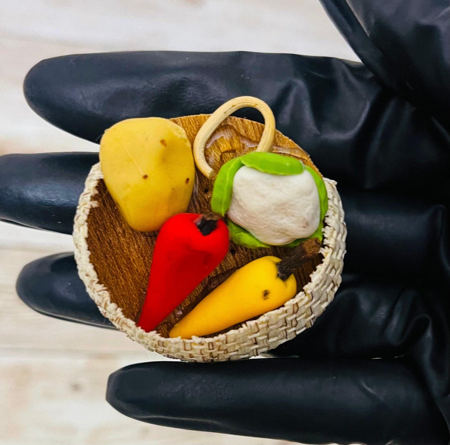 4x Mexican Kitchen Food Magnets Miniature Accessories 4 Imanes de Comidita para Cocina