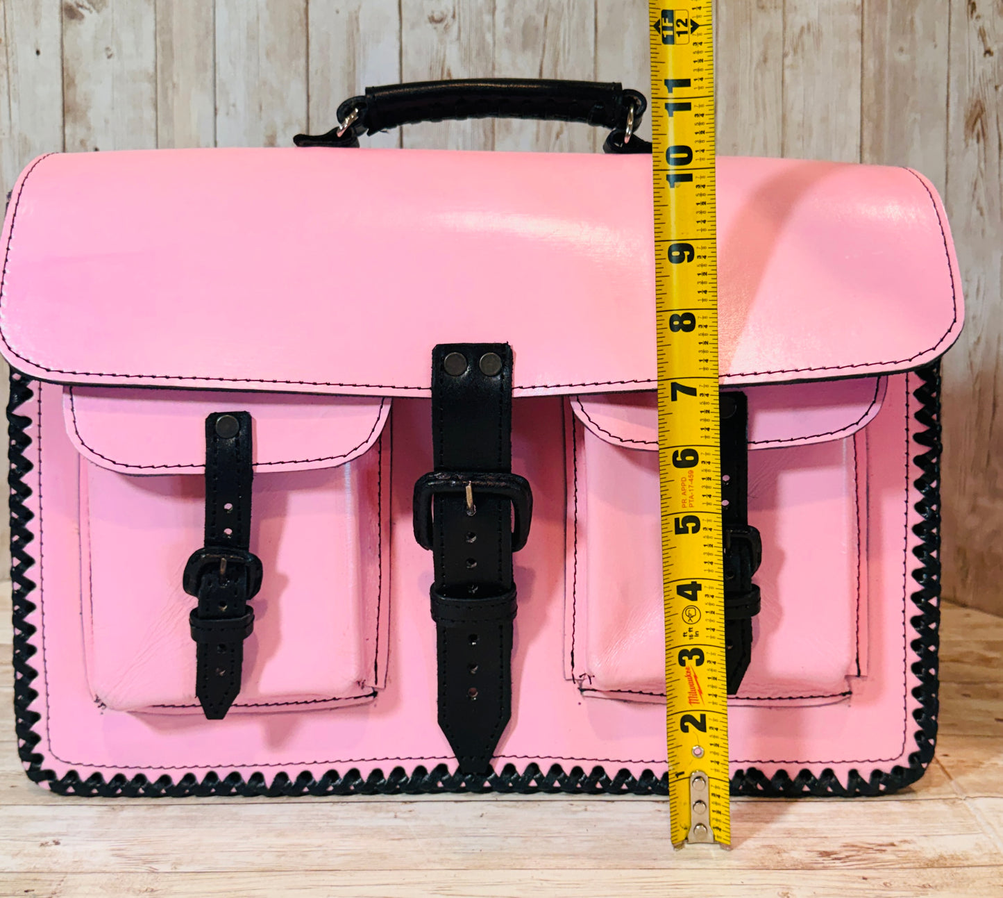 Unisex Leather Handmade Portfolio Leather Business Briefcase Mexican Artesanal Satchel Portafolio Artesanal de Piel de Cuero Amartillado