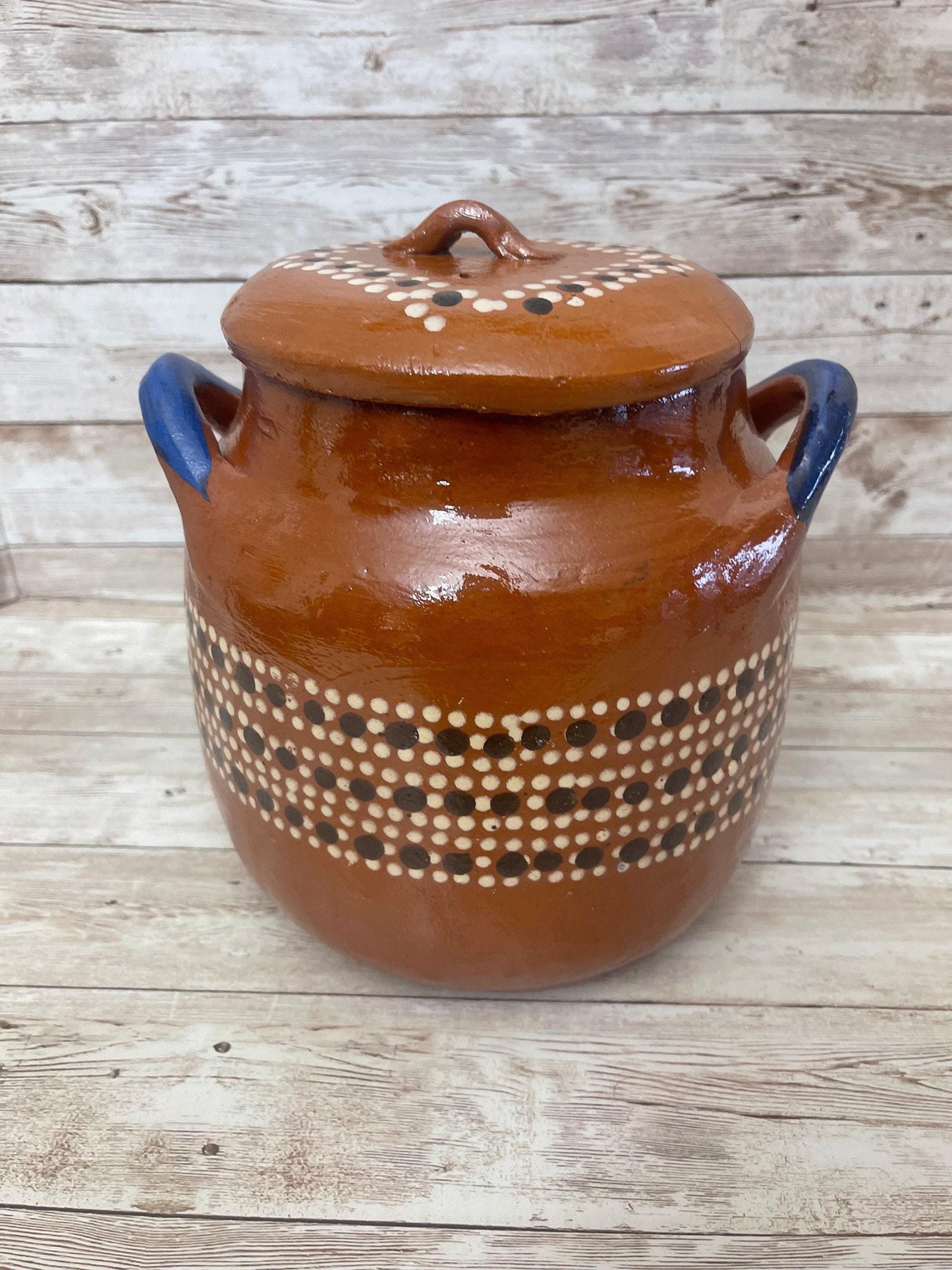 Handmade Clay Pot for Beans  Jarro de Barro para Frijoles Terracota Beans Pot