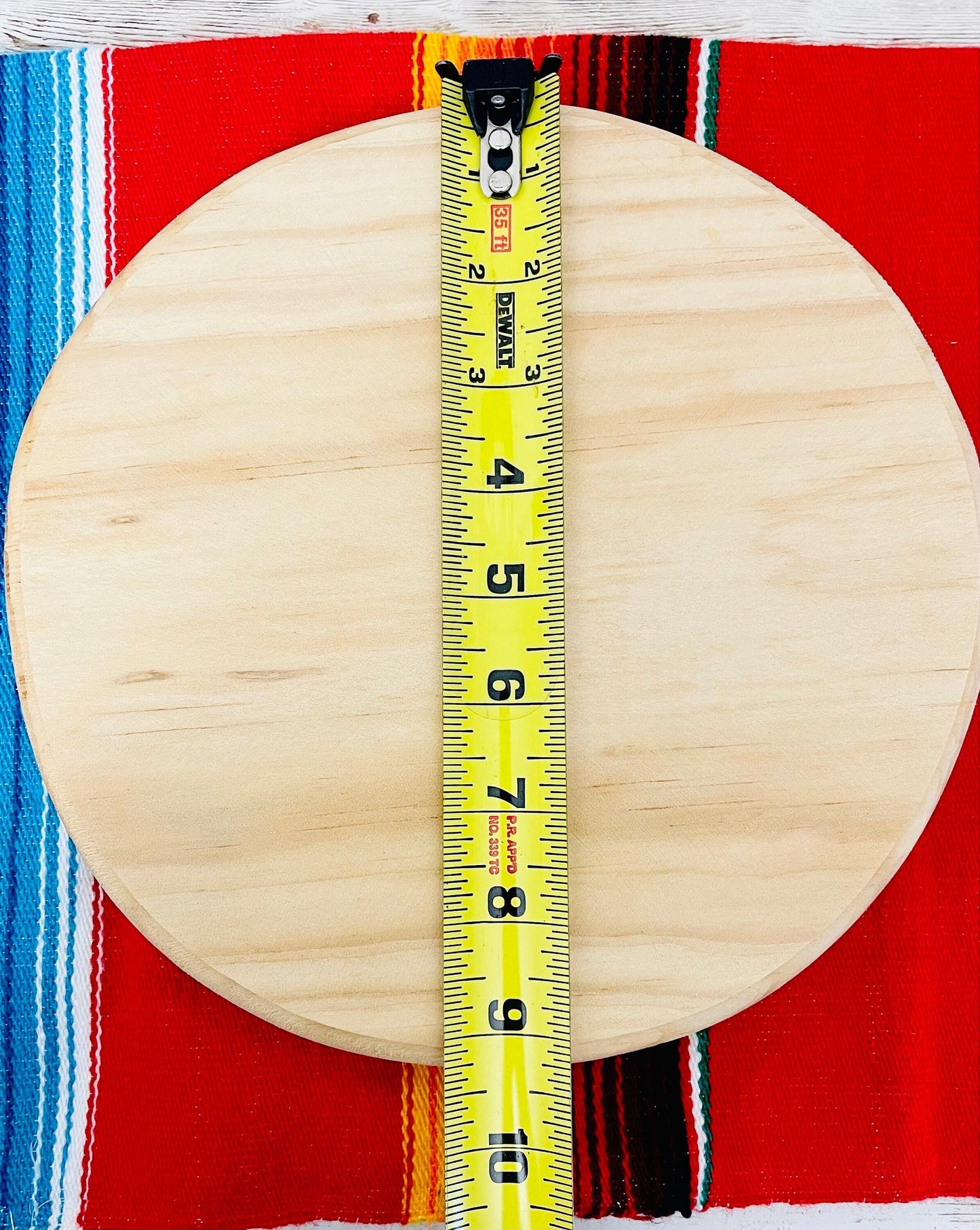 Mexican Wood Rolling Pin & Board Palote Rodillo Mexicano Para Amazar Con Su Tabla