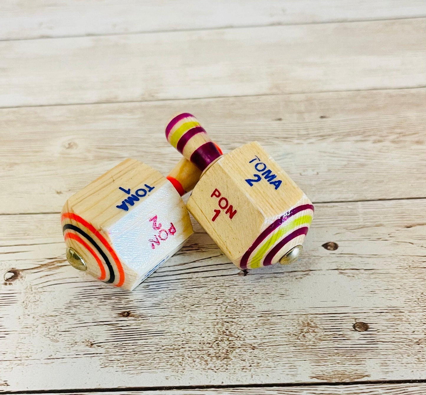 Mexican Wood Tomatodo Pironola Wooden Classic Mexican Toy