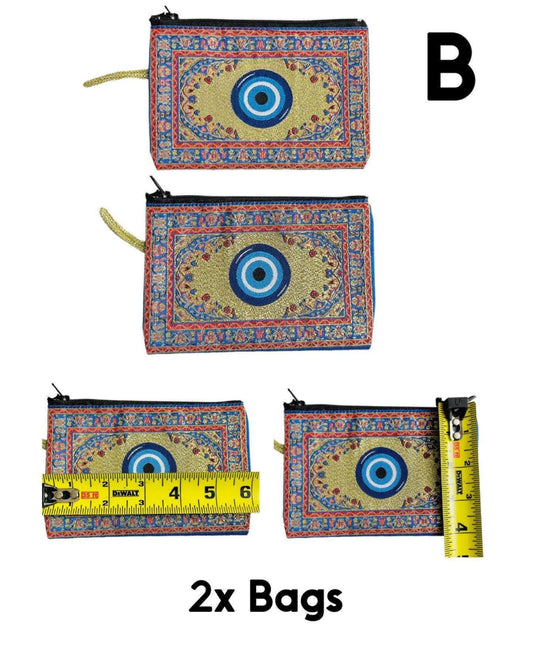 Evil Eye Protect Charm Hamsa Hand Keychain Bag & Bracelet Pulseras de Mal de Ojo