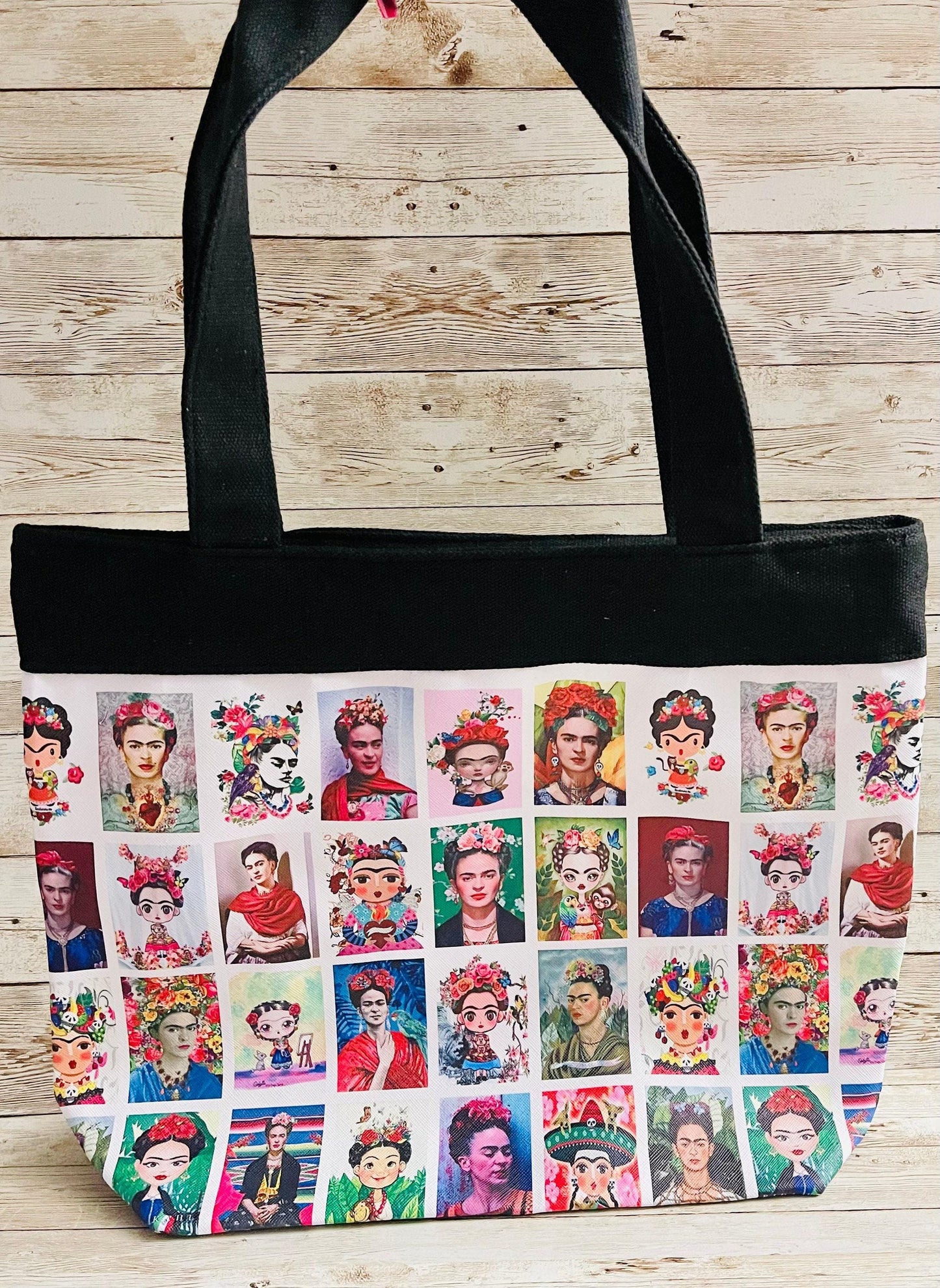 Mexican Frida Kahlo Tote Bag and Sets Bolsa Artesanal Mexicana Frida Kahlo con Accesorios