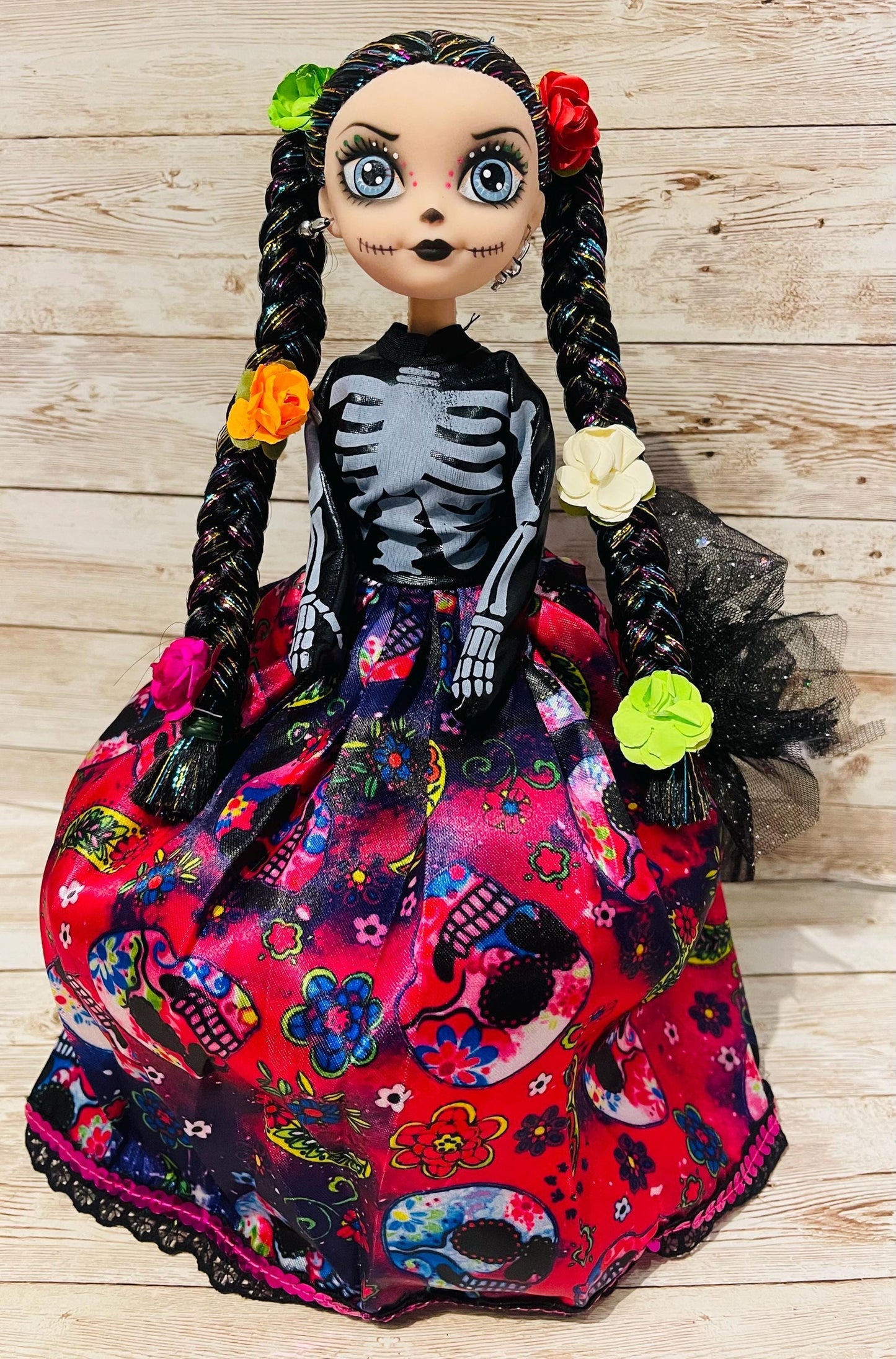 Day of the Dead Frida Kahlo Catrina Doll Catrina de Frida Kahlo Dia de Muertos