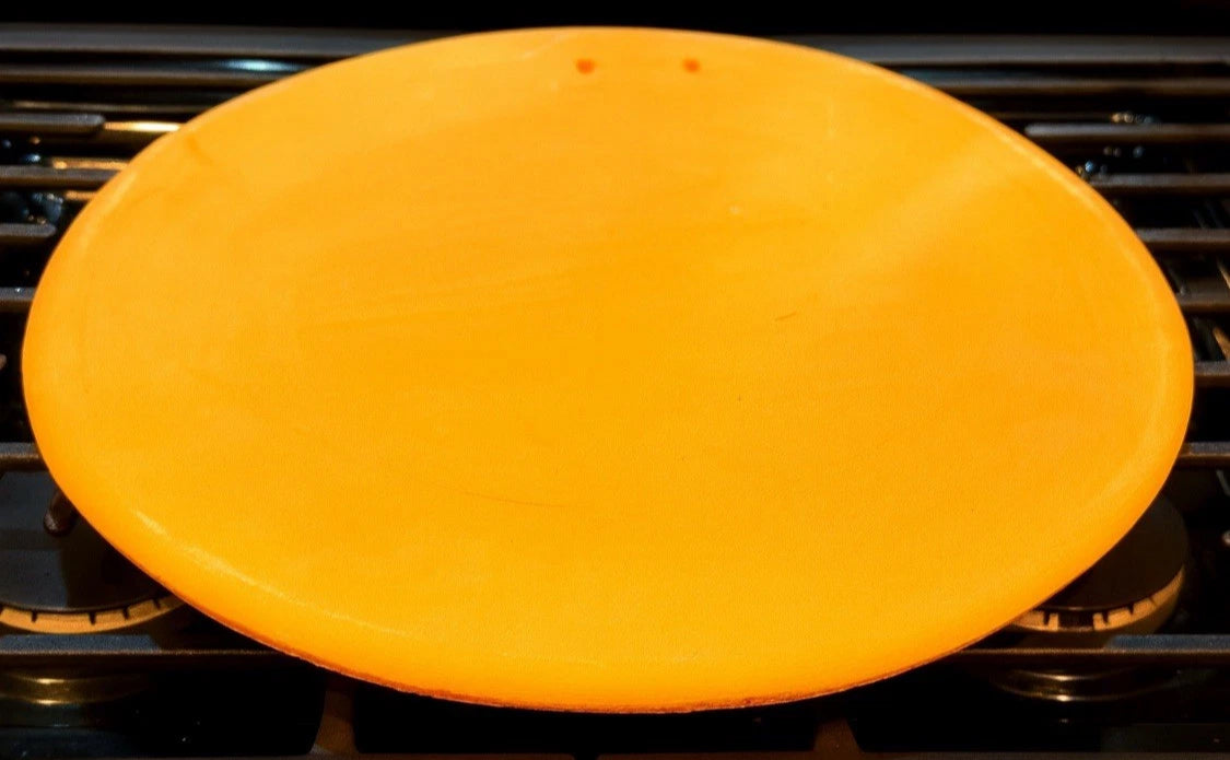 Authentic Mexican Terracotta 13 in Grill Handmade Clay Grill Comal de Barro Mexicano de 13 pulgadas Comal Tradicional Tortillas Quesadillas