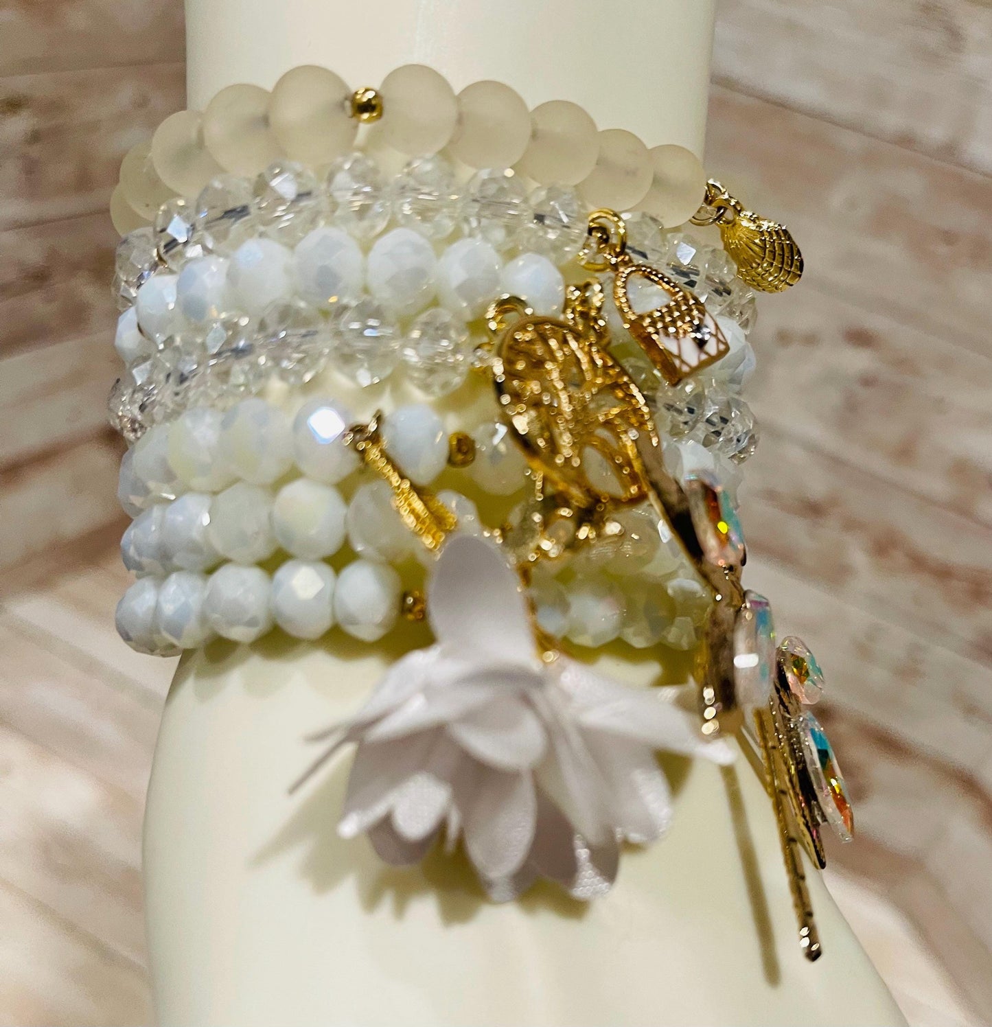 Handmade Mexican Artesanal Bracelets Set of 7 Beaded Bracelets Semanario Artesanal Mexicano 7 Pulseras