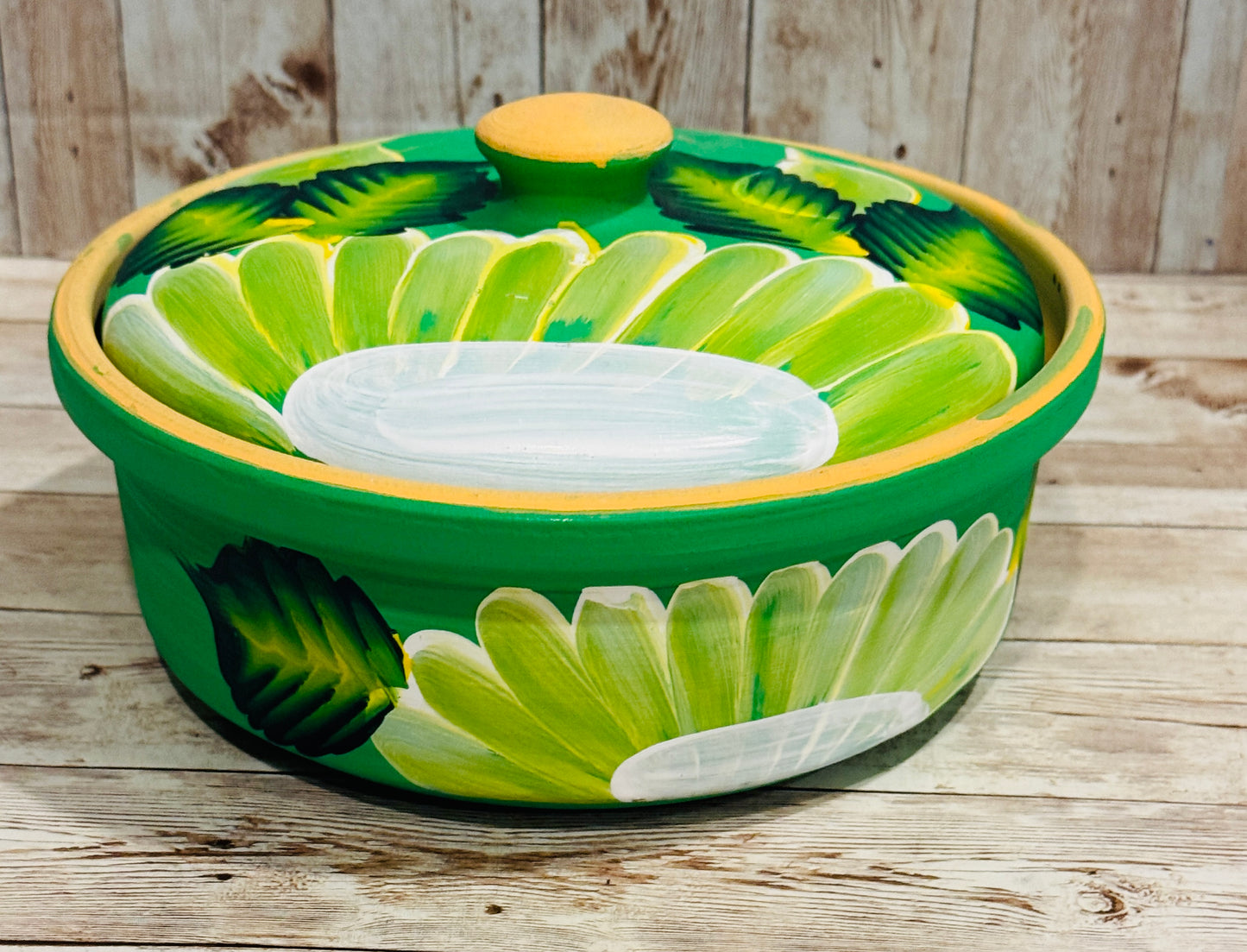 Tortillero oh Cazuela de Barro Mexicano Mexican Terra Cota Tortilla Warmer or Casserole