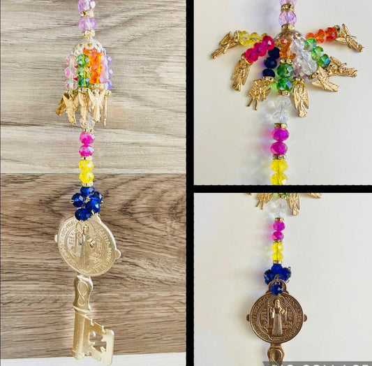 Amulets St. Benedict Law of Attraction Elephant Amuletos Ley de Atracción