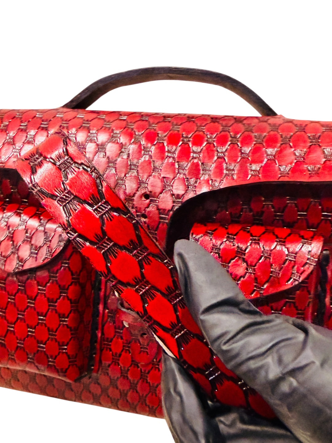 Unisex Leather Handmade Portfolio Leather Business Briefcase Mexican Artesanal Satchel Portafolio Artesanal de Piel de Cuero Amartillado