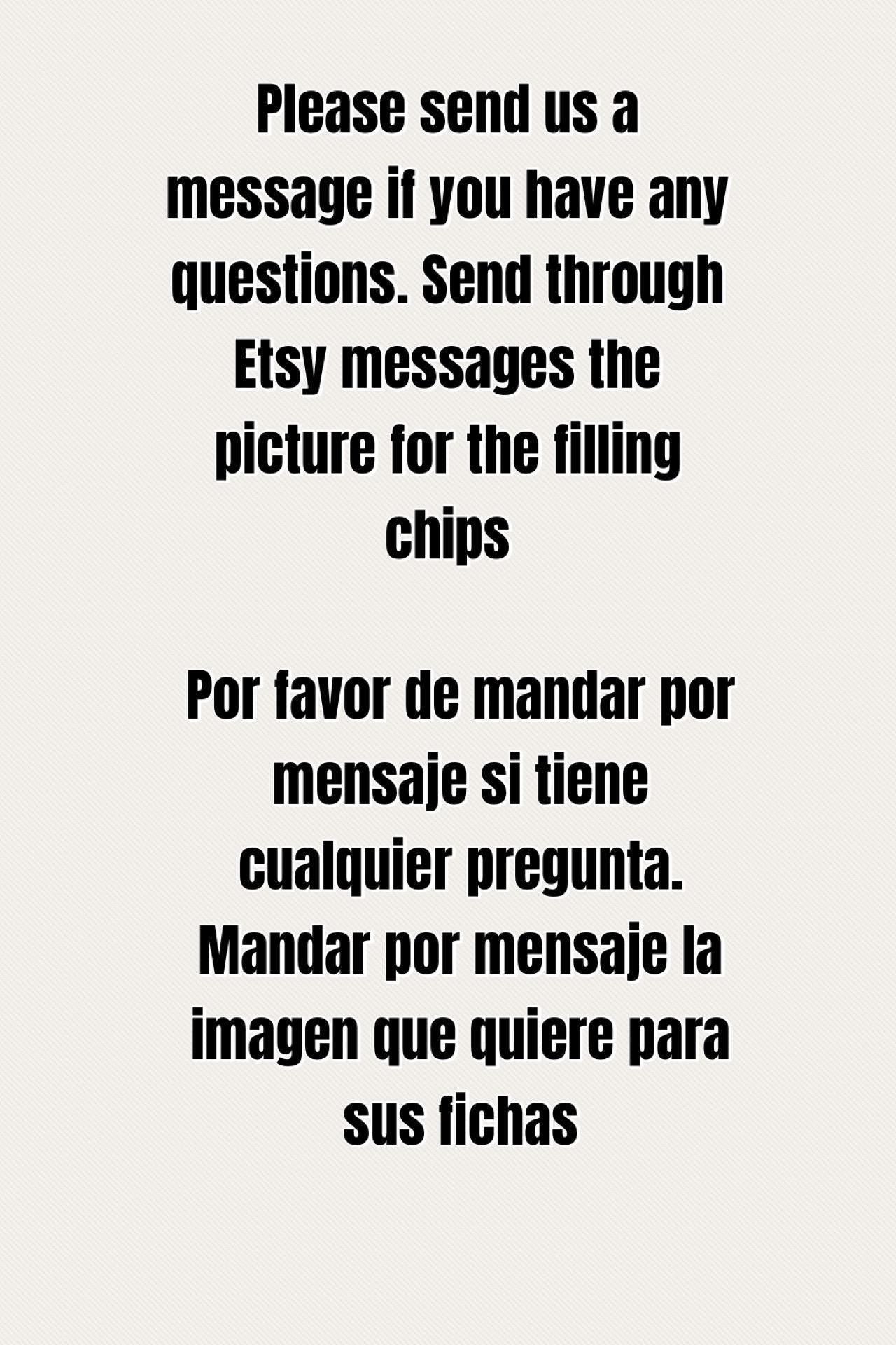 50 Custom Bingo Filler Chips 1/2, 3/4, 1 inch Chips Send your Image 50 Fichas Personalizadas para Pala Magnetica 1/2, 3/4 1 in Manda tu Foto
