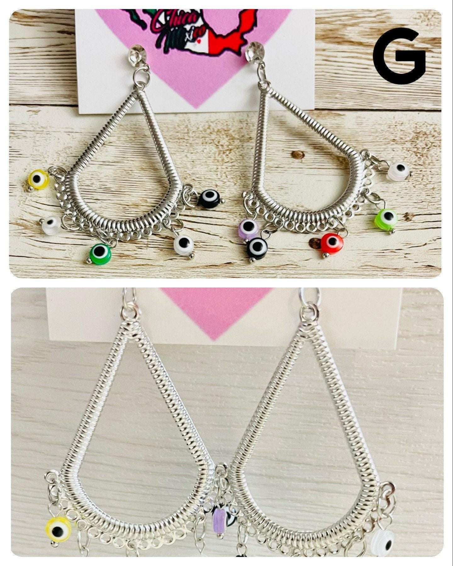 Evil Eye Earrings Aretes De Mal de Ojo